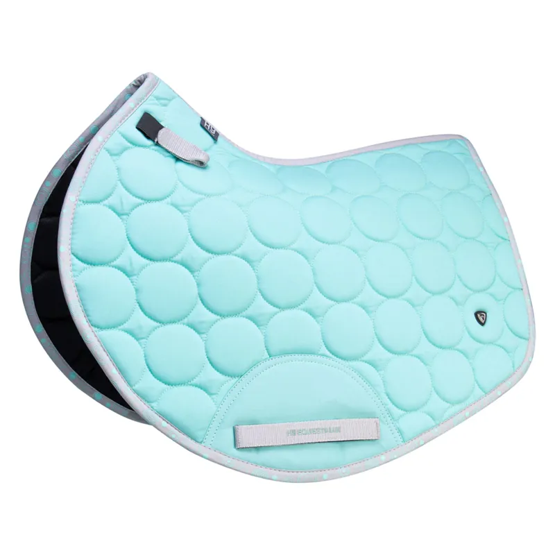 Hy Equestrian DynaMizs Ecliptic Close Contact Saddle Pad - Mint/Grey